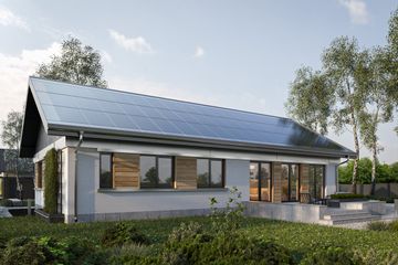  Projekt domu Mela OZE (1838) (KRD2977) - projekt domu parterowego - Zdjęcie 3