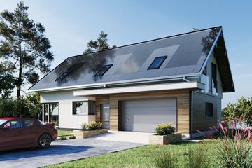  Projekt domu Zefir G2 OZE (1844) (KRD2976) - projekt domu parterowego z poddaszem - Zdjęcie 3