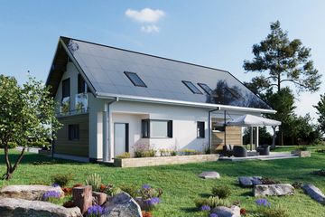  Projekt domu Zefir G2 OZE (1844) (KRD2976) - projekt domu parterowego z poddaszem - Zdjęcie 4