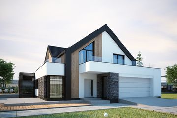  Projekt domu Senimona 1L (KKF1034) - projekt domu parterowego z poddaszem - Zdjęcie 2