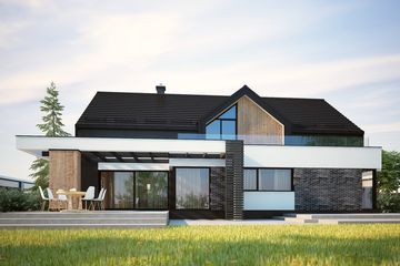  Projekt domu Senimona 1L (KKF1034) - projekt domu parterowego z poddaszem - Zdjęcie 3