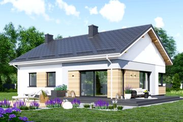  Projekt domu APS 336 wariant 4 (LUA1586) - projekt domu parterowego - Zdjęcie 3