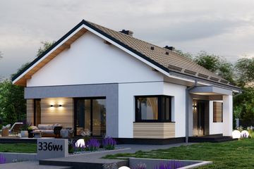  Projekt domu APS 336 wariant 4 (LUA1586) - projekt domu parterowego - Zdjęcie 4