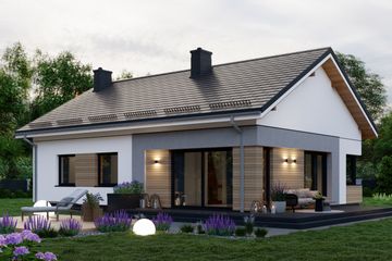  Projekt domu APS 336 wariant 4 (LUA1586) - projekt domu parterowego - Zdjęcie 6