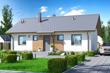  Projekt domu Tebe 5 (WOE1182) - projekt domu parterowego - Zdjęcie 2