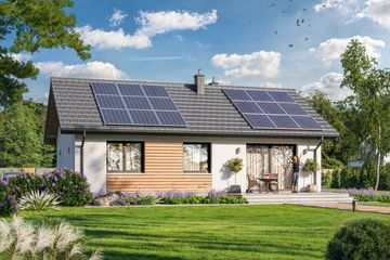 Projekt domu Tebe 5 - parterowy dom o powierzchni 70 m², dach dwuspadowy - ujęcie 6
