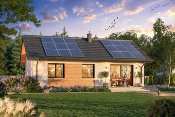Projekt domu Tebe 5 - parterowy dom o powierzchni 70 m², dach dwuspadowy - ujęcie 8