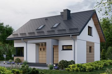  Projekt domu APS 270 NEW wariant 2 (LUA1587) - projekt domu parterowego z poddaszem - Zdjęcie 5