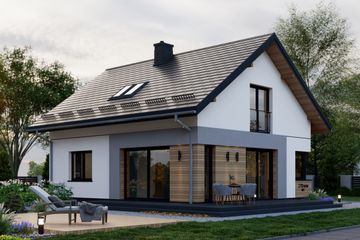  Projekt domu APS 270 NEW wariant 2 (LUA1587) - projekt domu parterowego z poddaszem - Zdjęcie 6