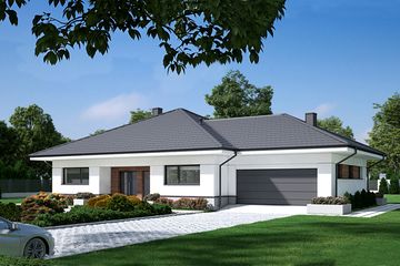  Projekt domu Beno II G2 (LBA1008) - projekt domu parterowego - Zdjęcie 3