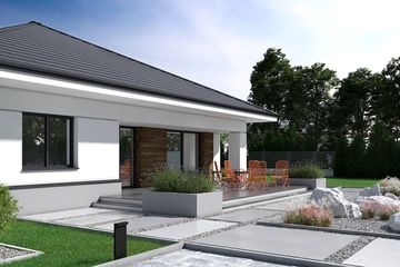  Projekt domu Beno II G2 (LBA1008) - projekt domu parterowego - Zdjęcie 5