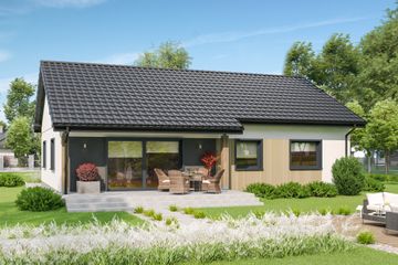  Projekt domu przy Klonowej 9 (KRK1723) - projekt domu parterowego - Zdjęcie 1