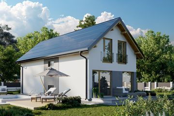  Projekt domu Liana OZE (1834) (KRD2974) - projekt domu parterowego z poddaszem - Zdjęcie 4