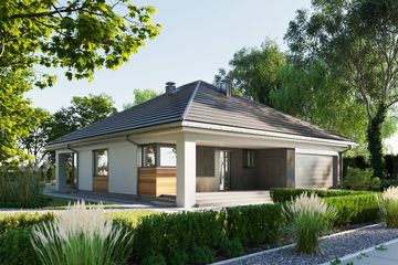  Projekt domu Kordian Nano (1851) (KRD2987) - projekt domu parterowego - Zdjęcie 2
