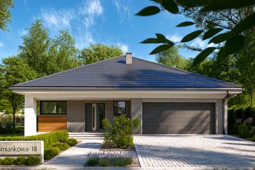  Projekt domu Kordian Nano (1851) (KRD2987) - projekt domu parterowego - Zdjęcie 1