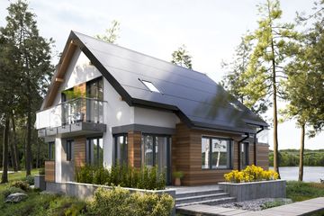  Projekt domu Figa OZE (1830) (KRD2972) - projekt domu parterowego z poddaszem - Zdjęcie 1