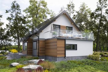  Projekt domu Figa OZE (1830) (KRD2972) - projekt domu parterowego z poddaszem - Zdjęcie 3