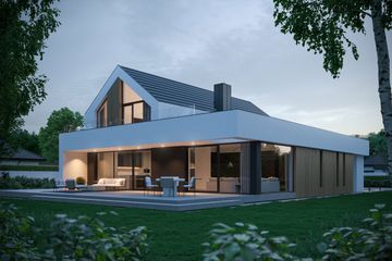  Projekt domu NewHouse 790 w2 (KRZ1065) - projekt domu parterowego z poddaszem - Zdjęcie 4