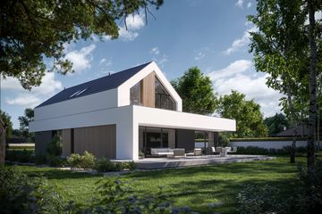  Projekt domu NewHouse 790 w2 (KRZ1065) - projekt domu parterowego z poddaszem - Zdjęcie 9