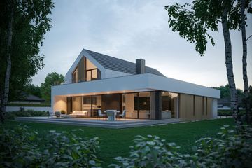  Projekt domu NewHouse 790 w2 (KRZ1065) - projekt domu parterowego z poddaszem - Zdjęcie 12