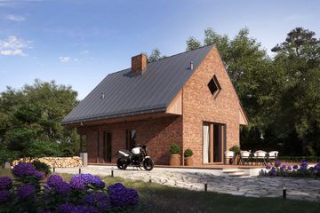  Projekt domu Montana (GDE1039) - projekt domu parterowego - Zdjęcie 3