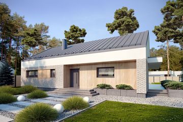  Projekt domu Nori (BSE1230) - projekt domu parterowego - Zdjęcie 1