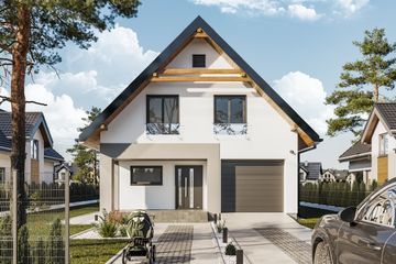  Projekt domu Dominik Polo OZE (1827) (KRD2971) - projekt domu parterowego z poddaszem - Zdjęcie 3