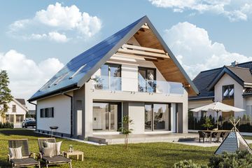  Projekt domu Dominik Polo OZE (1827) (KRD2971) - projekt domu parterowego z poddaszem - Zdjęcie 5