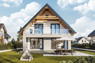  Projekt domu Dominik Polo OZE (1827) (KRD2971) - projekt domu parterowego z poddaszem - Zdjęcie 6