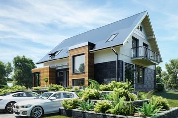  Projekt domu Helios Max OZE (1831) (KRD2968) - projekt domu parterowego z poddaszem - Zdjęcie 3