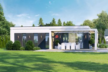  Projekt domu przy Czekoladowej (KRK1731) - projekt domu parterowego - Zdjęcie 3