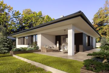  Projekt domu Irysek 7 (BSE1231) - projekt domu parterowego - Zdjęcie 2