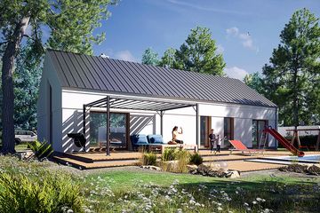  Projekt domu Złota bez garażu [B] (WRF2381) - projekt domu parterowego - Zdjęcie 3