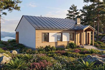  Projekt domu Słoneczny - drewniany (GDE1041) - projekt domu parterowego - Zdjęcie 5