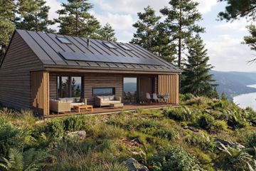  Projekt domu Słoneczny - drewniany (GDE1041) - projekt domu parterowego - Zdjęcie 7