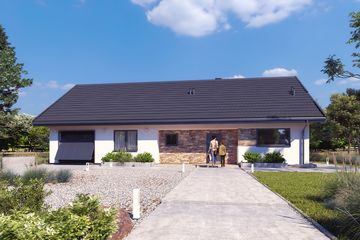  Projekt domu Awokado 4 (BSA2340) - projekt domu parterowego - Zdjęcie 5