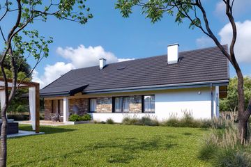  Projekt domu Awokado 4 (BSA2340) - projekt domu parterowego - Zdjęcie 4