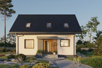  Projekt domu Malik Bobo (1853) (KRD2989) - projekt domu parterowego z poddaszem - Zdjęcie 6