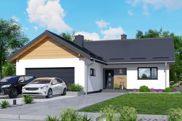  Projekt domu APS 346 wariant 4 (LUA1588) - projekt domu parterowego - Zdjęcie 1