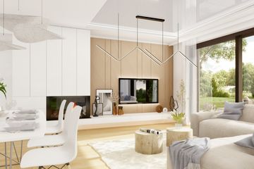  Projekt domu APS 346 wariant 4 (LUA1588) - projekt domu parterowego - Zdjęcie 5