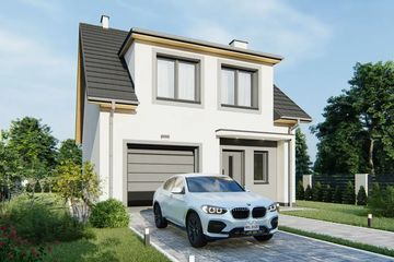  Projekt domu Gilbert 1 (WRD3157) - projekt domu parterowego z poddaszem - Zdjęcie 3