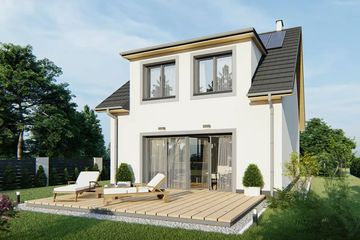  Projekt domu Gilbert 2 (WRD3158) - projekt domu parterowego z poddaszem - Zdjęcie 2