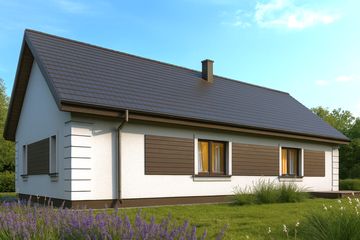  Projekt domu Eris (WOW1044) - projekt domu parterowego - Zdjęcie 2