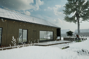  Projekt domu eko Typowy 73 (KKE1066) - projekt domu parterowego - Zdjęcie 7