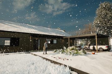  Projekt domu eko Typowy 73 (KKE1066) - projekt domu parterowego - Zdjęcie 8