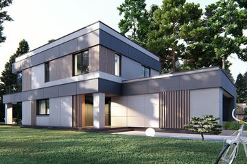  Projekt domu uA327 (WCB1459) - projekt domu z pełnym piętrem - Zdjęcie 1