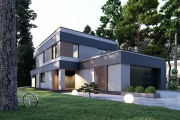  Projekt domu uA327 (WCB1459) - projekt domu z pełnym piętrem - Zdjęcie 2