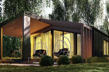  Projekt domu uA328 (WCB1460) - projekt domu parterowego - Zdjęcie 1