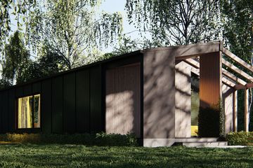  Projekt domu uA328 (WCB1460) - projekt domu parterowego - Zdjęcie 2