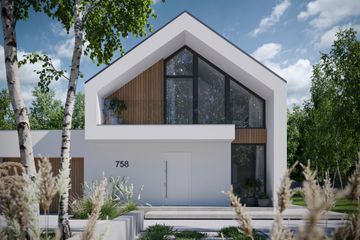  Projekt domu NewHouse 758 G1 (KRZ1066) - projekt domu parterowego z poddaszem - Zdjęcie 3